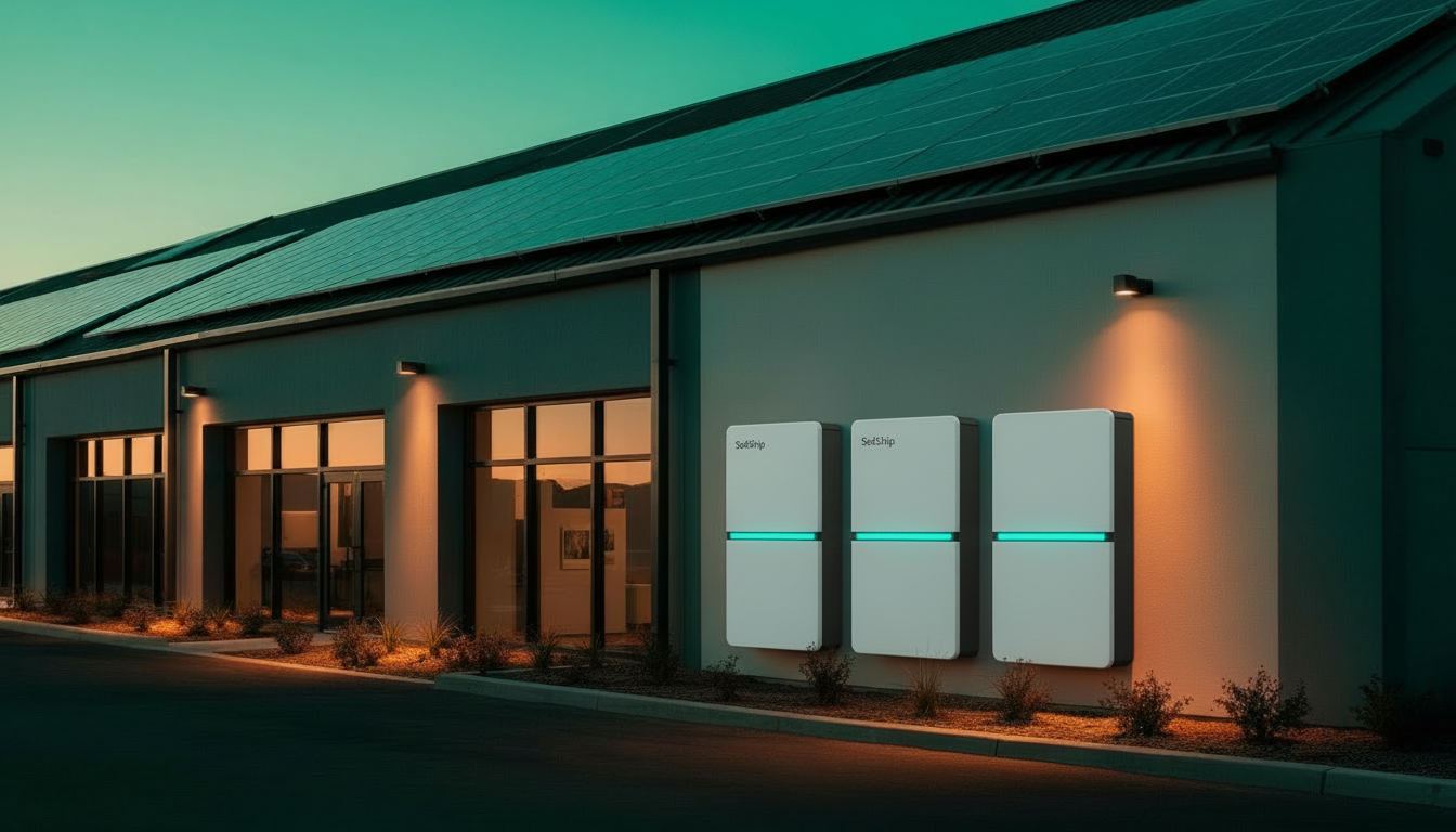Commercial battery energy storage system (BESS) for AI energy trading and revenue optimization